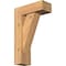 Ekena Millwork Traditional Block Smooth Bracket w/ Offset Brace, Western Red Cedar, 5 1/2"W x 14"D x 22"H BKT0604X14X22TRA05SWR - alternate 1